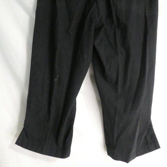 CATHY DANIELS | large | 100% Cotton | Black Bermuda - Long Shorts | Pockets - Picture 14 of 16